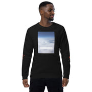 Unisex organic raglan sweatshirt, O8-4