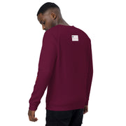 Unisex organic raglan sweatshirt, O8-4