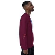 Unisex organic raglan sweatshirt, O8-4