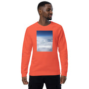 Unisex organic raglan sweatshirt, O8-4