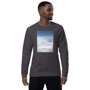 Unisex organic raglan sweatshirt, O8-4